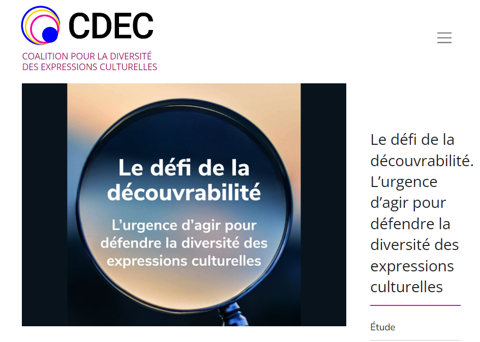 Présentation du guide de la CDEC sur la découvrabilité publié en 2020.